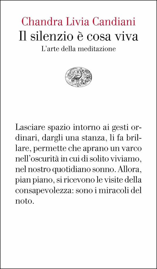 Silenzio è cosa viva. L’arte della meditazione