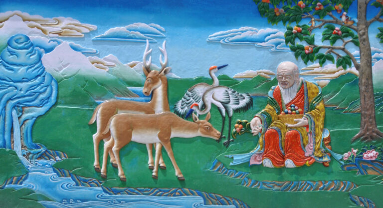 Chökor Düchen 18 Murals inside Dharmachakra Centre Rumtek Monastery
