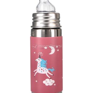 Bottiglia Termica in Acciaio con Beccuccio in Silicone - 260 ml