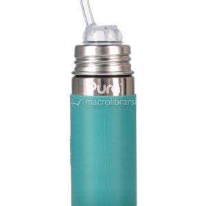 Bottiglia Termica in Acciaio con Cannuccia in Silicone - 260 ml