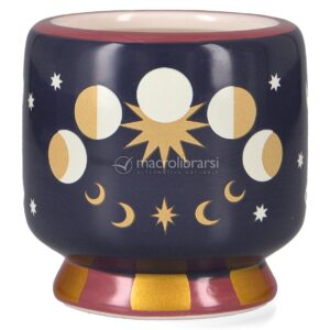Candela in Ceramica "A Dopo" Moon Phases - Gelsomino e Rosa