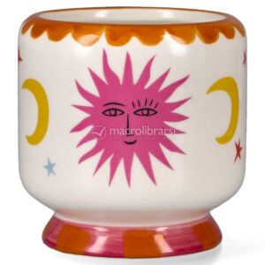 Candela in Ceramica "A Dopo" Sun - Orange Blossom