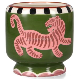 Candela in Ceramica "A Dopo" Tiger - Cedro Nero e Fico