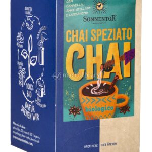 Chai Speziato Biologico con Cannella, Anice Stellato e Cardamomo
