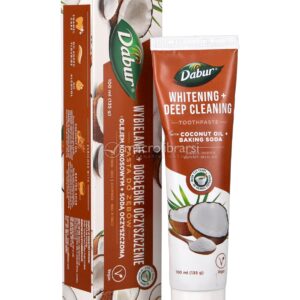 Dentifricio Ayurvedico Sbiancante con Olio di Cocco e Bicarbonato di Sodio