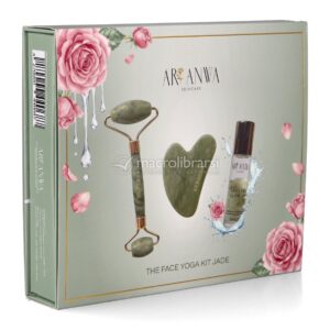 Face Yoga Kit Jade con Roll-On all'Acqua di Rose