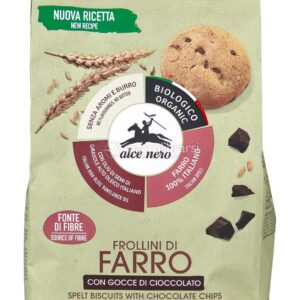 Frollini di Farro con Gocce di Cioccolato Bio