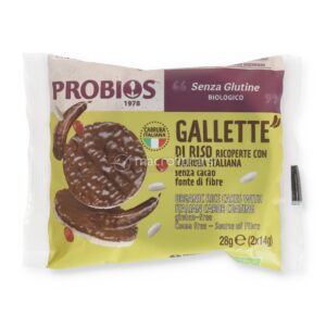 Gallette di Riso Ricoperte alla Carruba Italiana