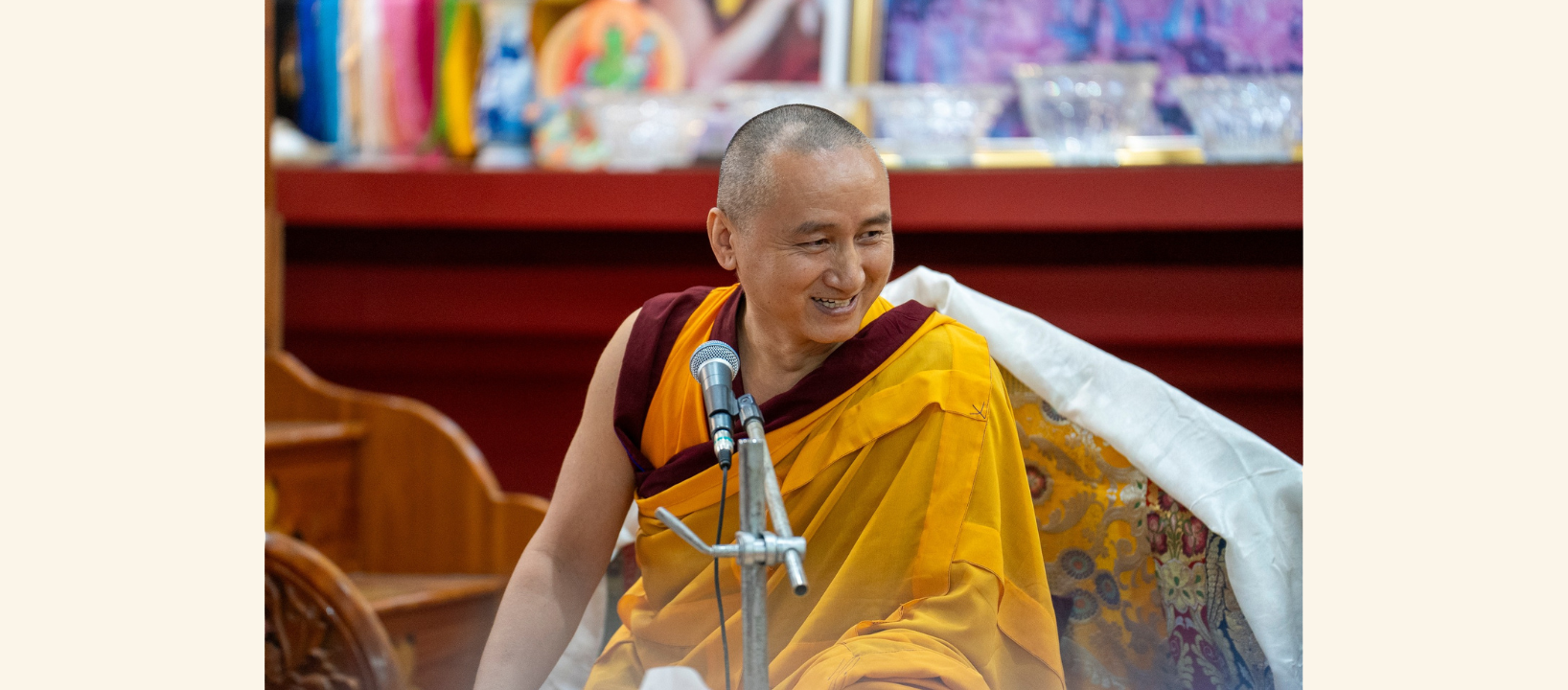 Ghesce Tenzin Zopa all’ILTK per il 50° anniversario 1 geshe zopa