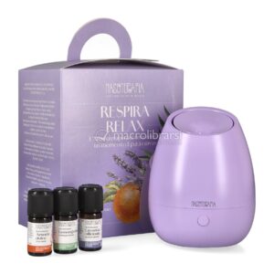 Kit Respira - Diffusore a Ultrasuoni Bloom + 3 Oli Essenziali