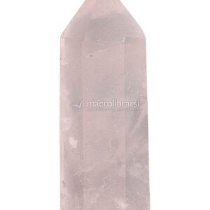 Mini Punta Esagono in Quarzo Rosa