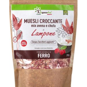 Muesli Croccante Mix Avena e Chufa al Lampone