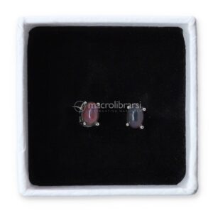 Orecchini in Argento e Opale Bianco