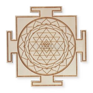 Shri Yantra - Base Griglia in Legno