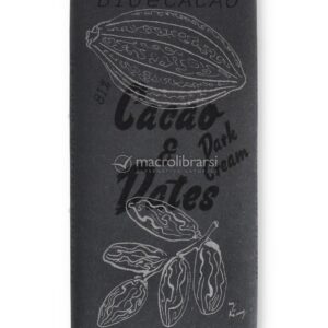 Tavoletta di Cioccolato Fondente con Cacao Biologico e Datteri