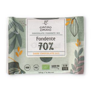 Tavoletta Quadrata di Cioccolato Fondente del Perù Bio