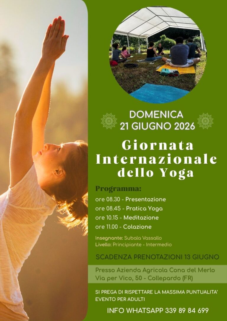 Giornata internazionale dello yoga a Collepardo