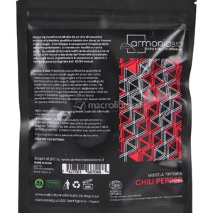 Henné Chili Pepper Rosso Ciliegia Intenso Bio