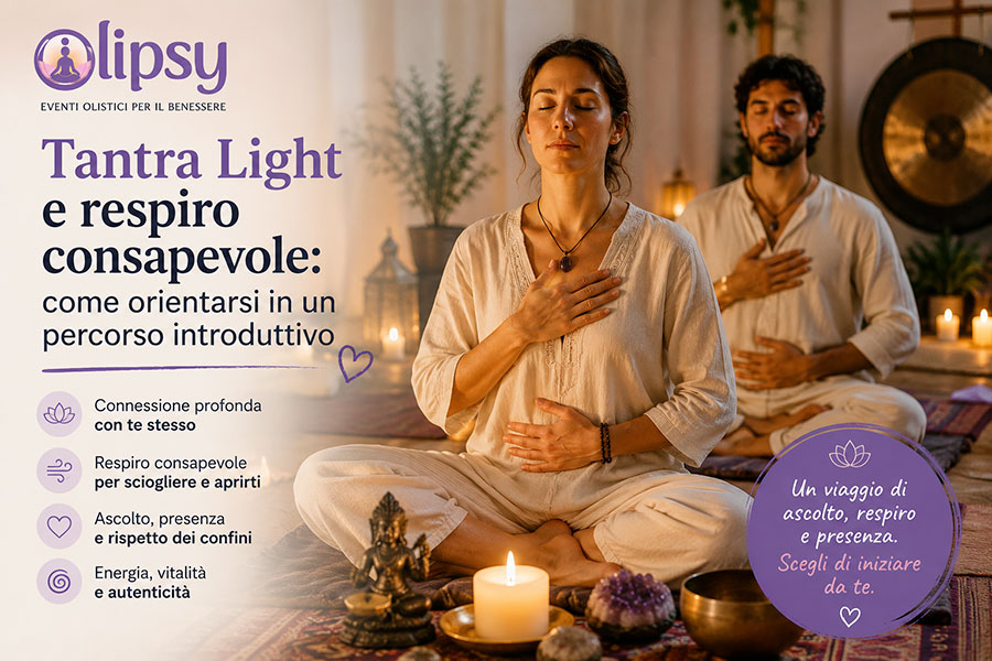 Tantra Light e respiro consapevole: come orientarsi in un percorso introduttivo