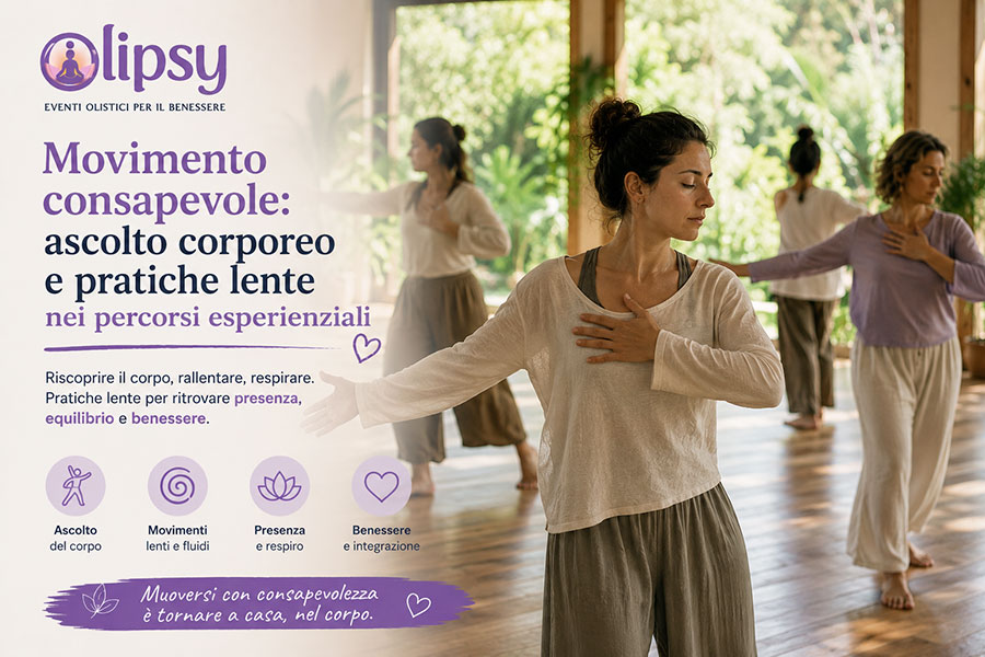 Movimento consapevole: ascolto corporeo e pratiche lente nei percorsi esperienziali 1 Movimento consapevole: ascolto corporeo e pratiche lente nei percorsi esperienziali
