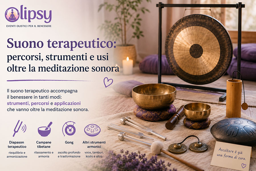 Suono terapeutico: percorsi, strumenti e usi oltre la meditazione sonora 1 Suono terapeutico: percorsi, strumenti e usi oltre la meditazione sonora