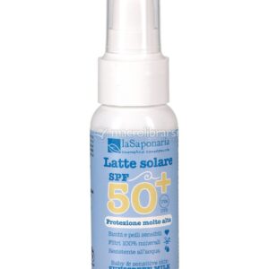 Travel Size Latte Solare Bio SPF 50+ Bimbi e Pelli Sensibili