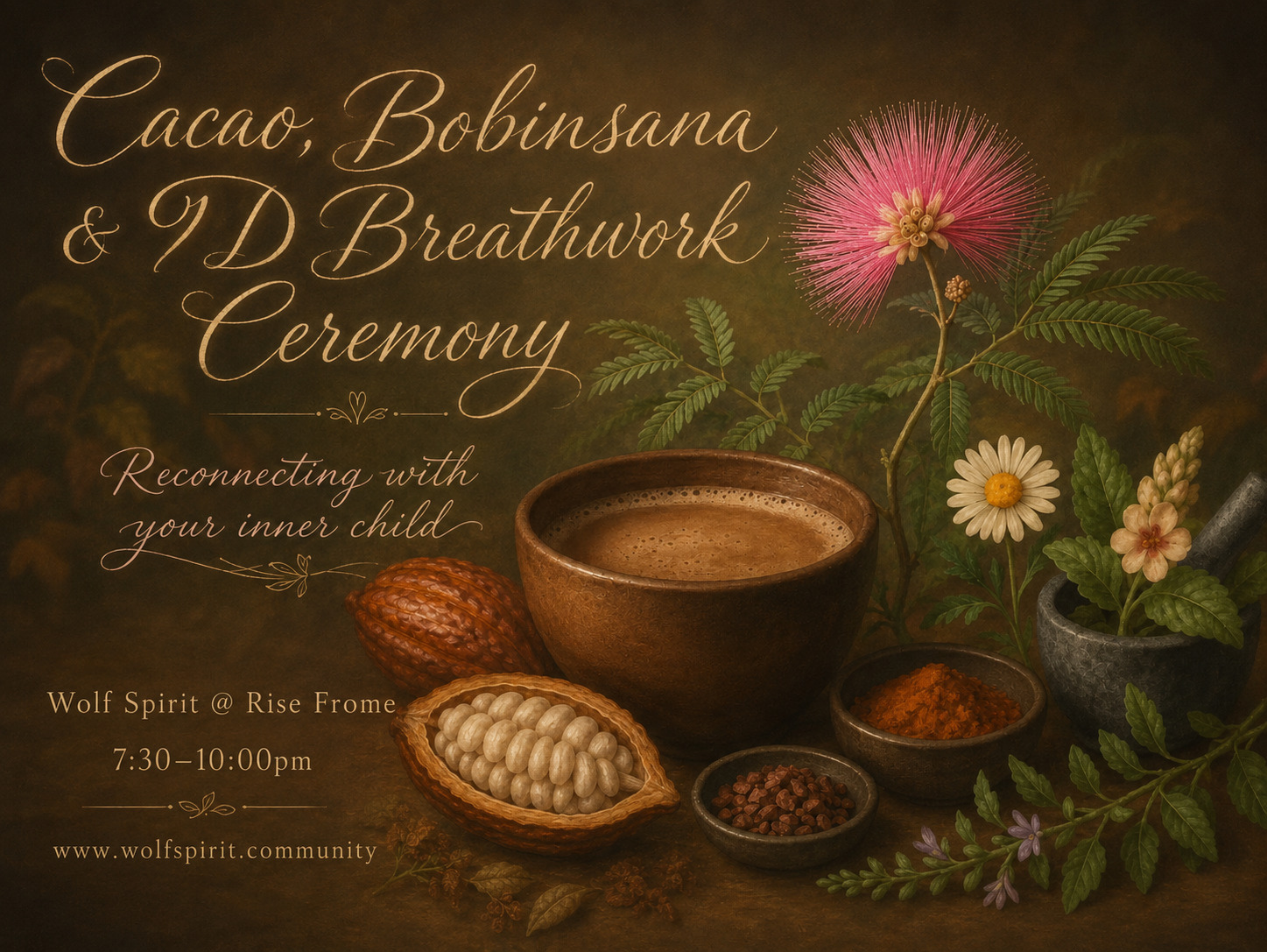 Cerimonia di Cacao e Bobinsana + Breathwork 9D: riconnettersi al bambino interiore 1 206b4ac8 665d 4173 8f47 e5659618eed3