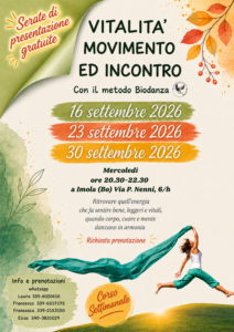 Corso settimanale di Biodanza a Imola 6 6a9405f688324 presentazioni gratuite evidenziate ragazza in saldo imola settembre 2026