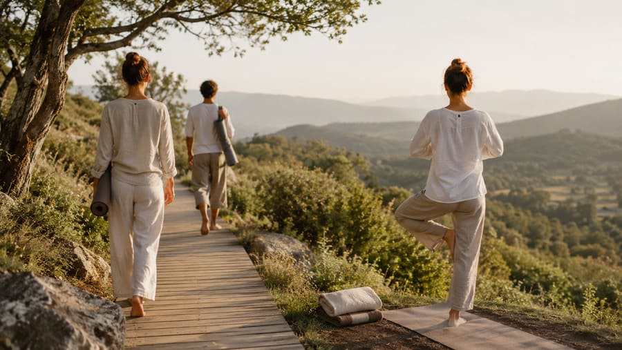 Retreat yoga e cammino: come leggere un’esperienza tra movimento lento e natura