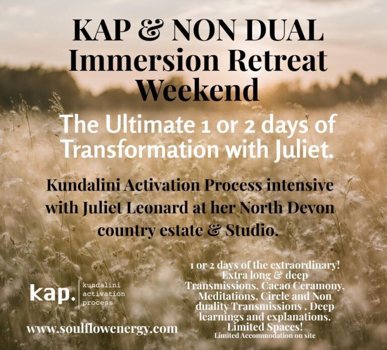 Intensive 1 o 2 giorni KAP e Non Dual Immersion Retreat con KAP by Juliet 7 a6fec1df de2c 4764 bf4c 630ef18f1cc7