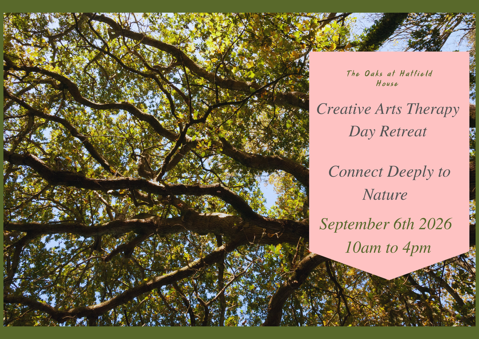Creative Arts Therapy Day Retreat: Connessione profonda con la natura 1 b55eced8 8164 4bc0 a12e f5504124d50f