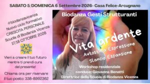 biodanza gesti strutturanti vita ardente speciale workshop residenziale a casa felice