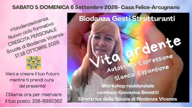biodanza gesti strutturanti vita ardente speciale workshop residenziale a casa felice