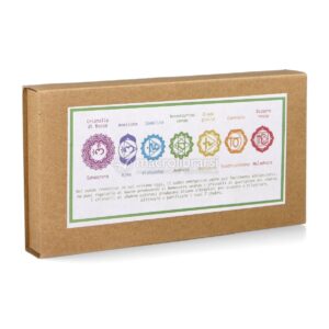 Chakra Set 7 Mini Roll On con Pietre