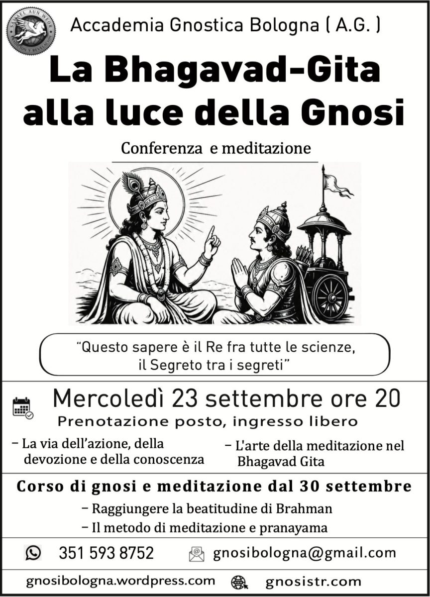 La Bhagavad-Gita alla luce della Gnosi 1 conferenza
