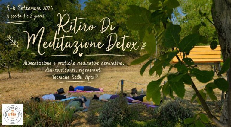 Ritiro detox: meditazione e depurazione 9 locandina evento