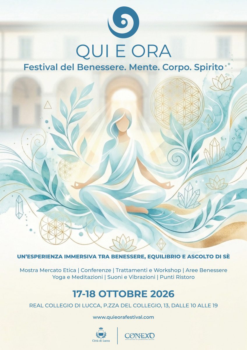 Qui e Ora Festival del Benessere 1 quieorafestival locandina