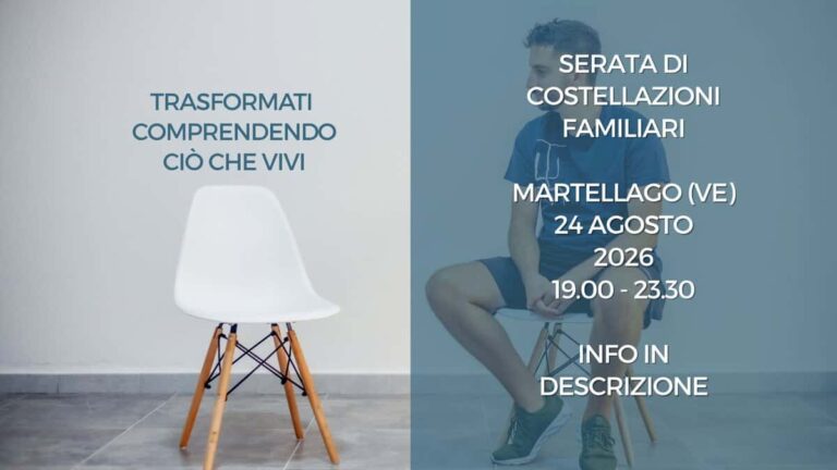 serata di costellazioni familiari su prenotazione martellago ve 1