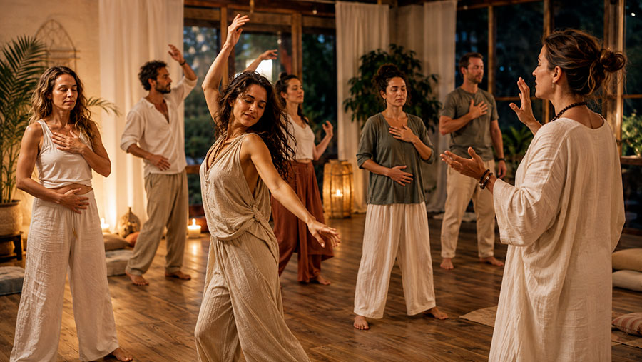 Trance dance e respiro: cosa succede in una pratica esperienziale di gruppo