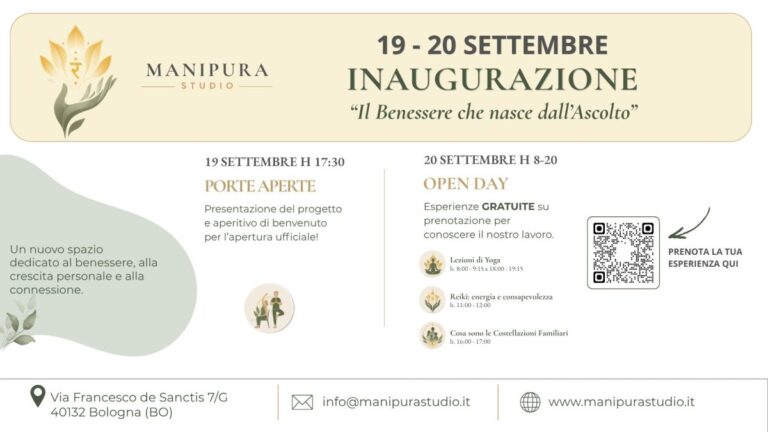 Open day gratuito di Manipura Studio 56 1