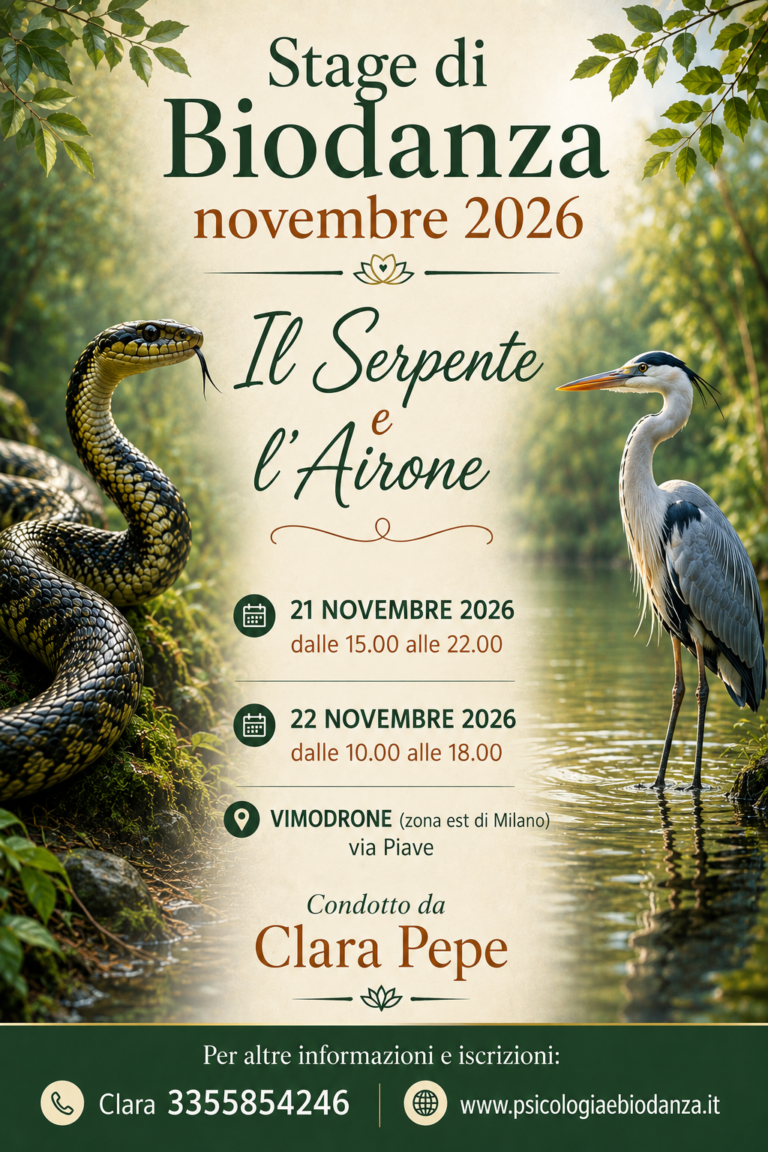 Stage "Il Serpente e l'Airone" a Vimodrone con Clara Pepe 30 6a842ea624ab6 serpente e airone