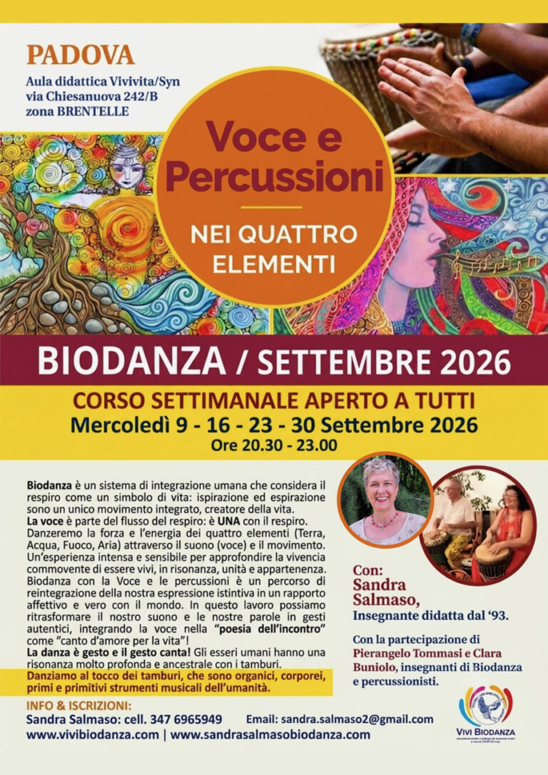 Biodanza, voce e percussioni con i quattro elementi 1 6a87276699ce7 wa biodanza settembre 26 a4