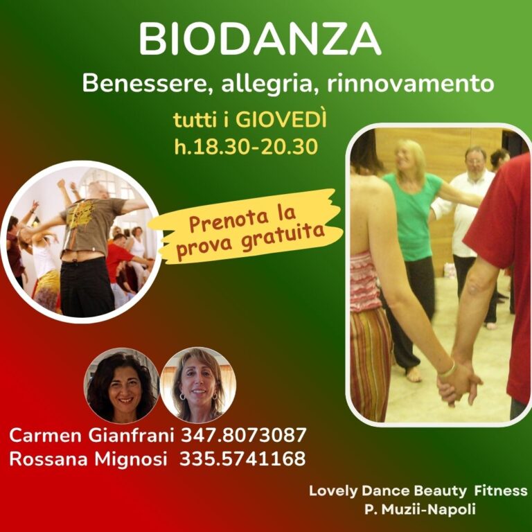 Corso settimanale di biodanza a Napoli (Vomero)