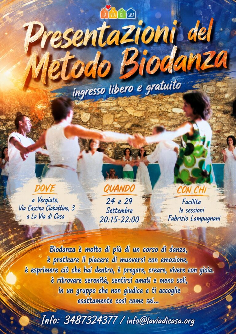 Settimanale di Biodanza: danzare la vita a scatola chiusa, meravigliandosi 16 6aa2cb1ea87f1 presentazioni 26
