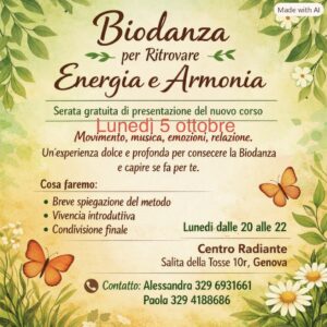 Corso settimanale di Biodanza a Genova centro con Alessandra Puerari 3 6aa72be714002 a42453ca 00fa 477d 964d 60c76369a1af