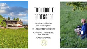 Trekking e benessere: retreat residenziale a Sauris 1 Copertina evento Facebook 1.920 x 1.080 px Trekking e benessere