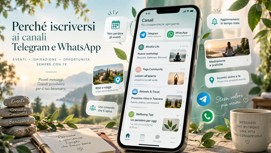 Biodanza corsi settimanali: perché il gruppo continuo cambia l’esperienza 6 Perché iscriversi ai canali Telegram e WhatsApp di Olipsy