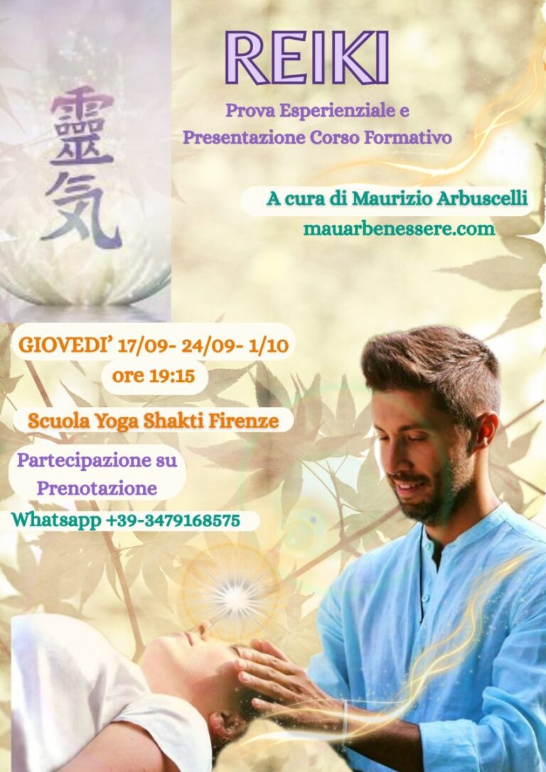 Reiki: prova e presentazione del corso 66 VOLANTINO SHAKTI REIKI