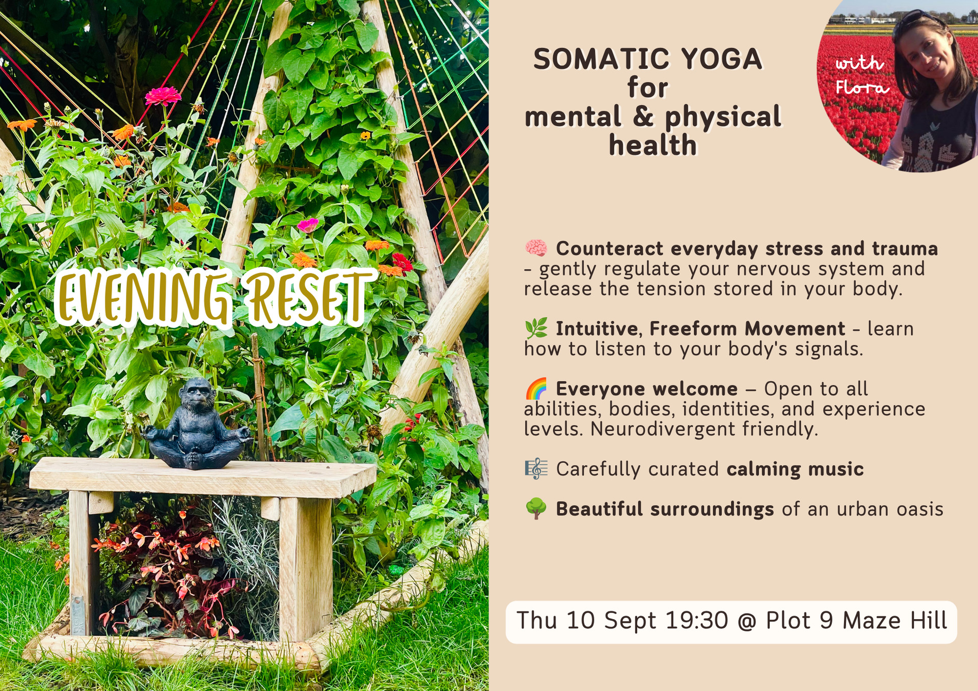 Evening Reset: yoga somatico a Plot 9 1 f5a6bd4c 8a64 4091 8b77 e75f23f9d6f6