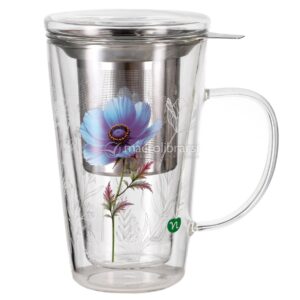 Infusiera in Vetro con Filtro "Rituali Botanici"
